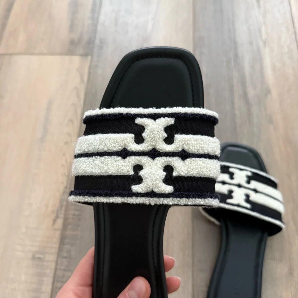 Tory Burch Double-T Slide Sandal